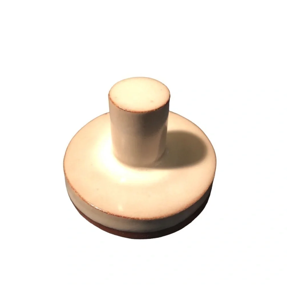 Vintage Terracotta 2” Butter Or Cookie Press Vintage Clay Heart Tulips Angel